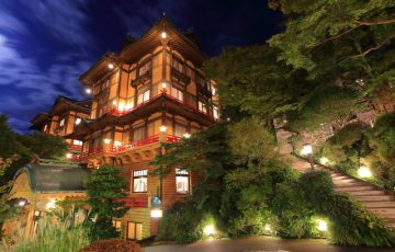 富士屋ホテル　花御殿の夜景