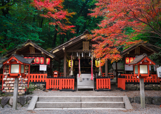 京都　嵐山　野宮神社